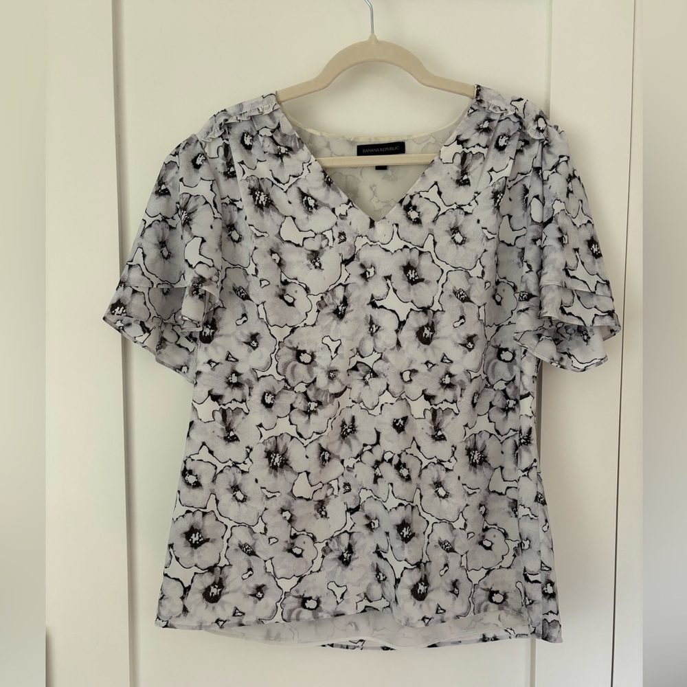 Banana Republic Floral Blouse